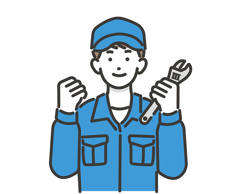 整備士のイラスト
