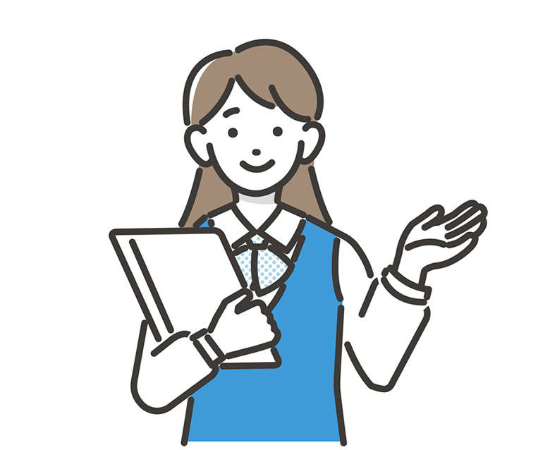 事務スタッフのイラスト